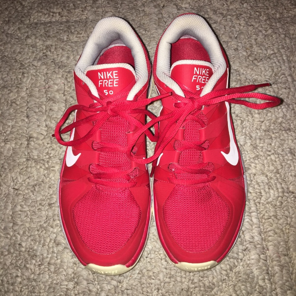 Red Nike Free 5.0
